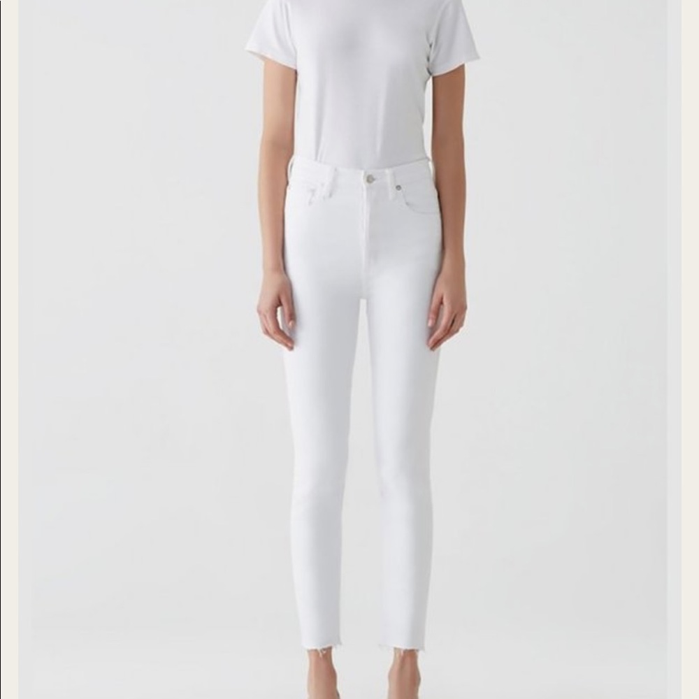 Agolde Nico High-Rise Slim Fit in Blurred